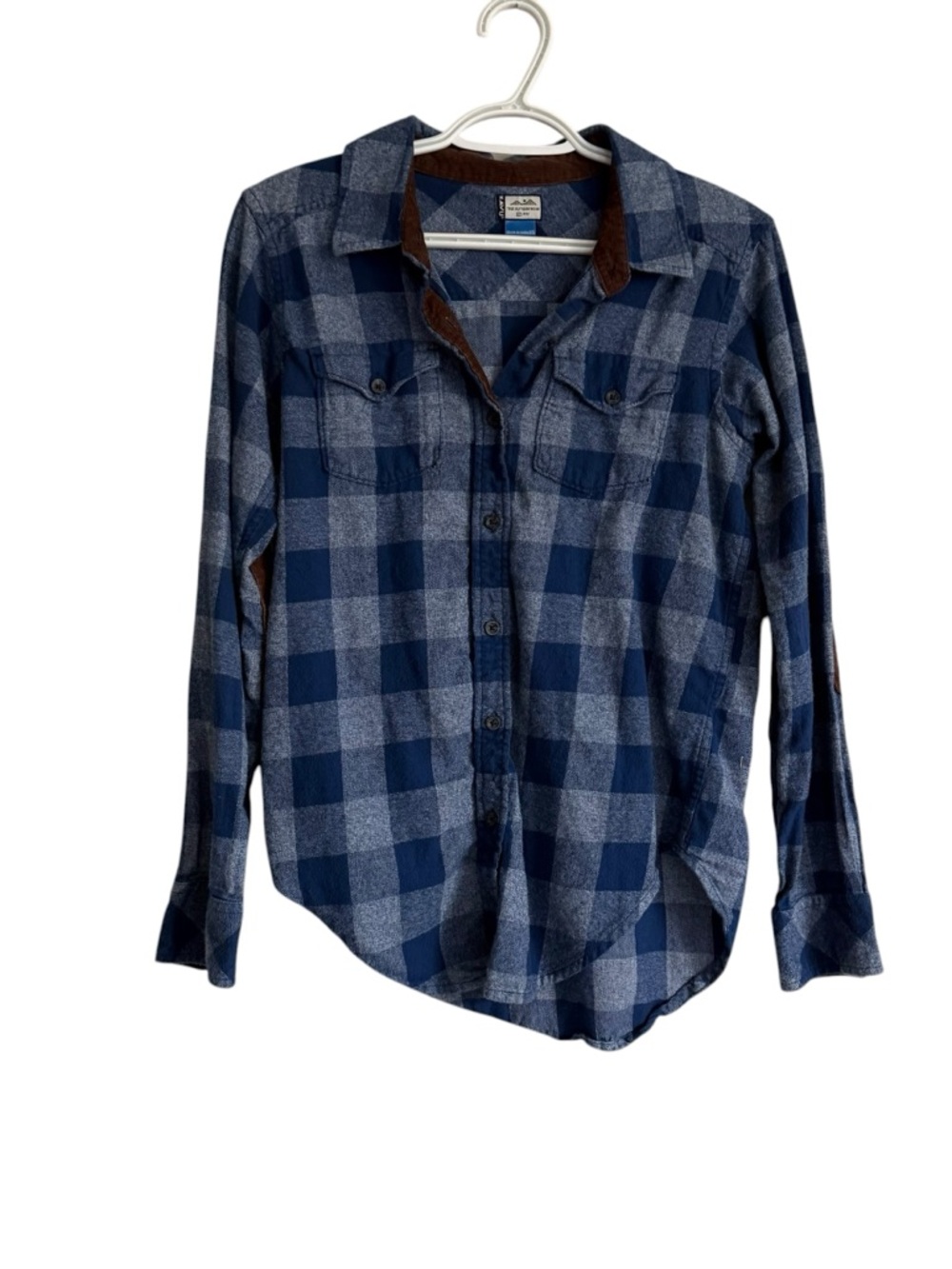 Women’s XS Kavu Blue Plaid Button-Up Shirt